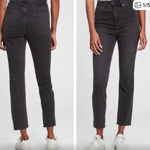 GAP Women's Vintage Slim Sky High Black Jeans